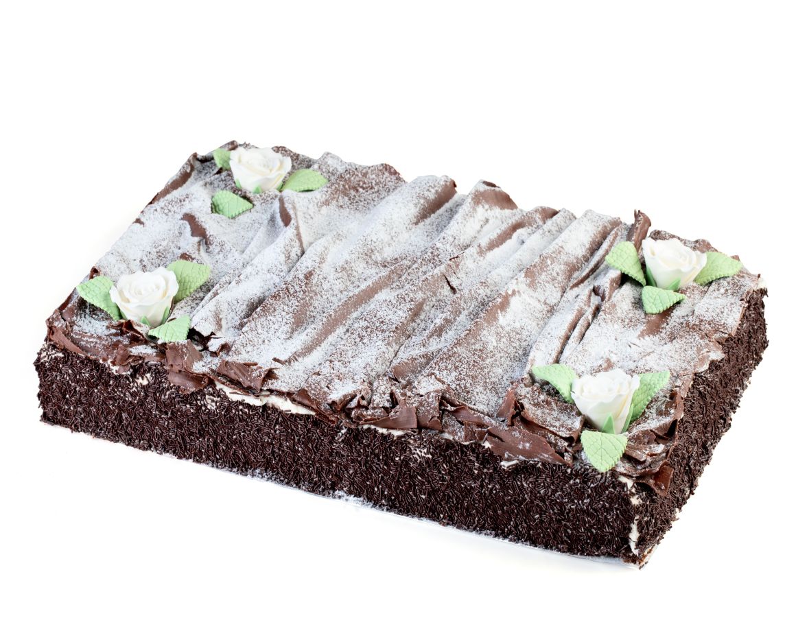 Schwarzwäldertorte Carrée ohne Alkohol, ohne Kirschen